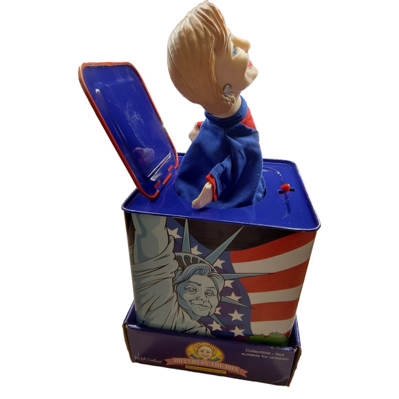 Hillary-in-the-Box 2008 Pop Art Creations Hillary Clinton Novelty - Picture 4 of 11